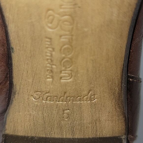 Paul Green Strappy Brown Leather Handmade Women's Ankle Boots - Picture 16 of 16